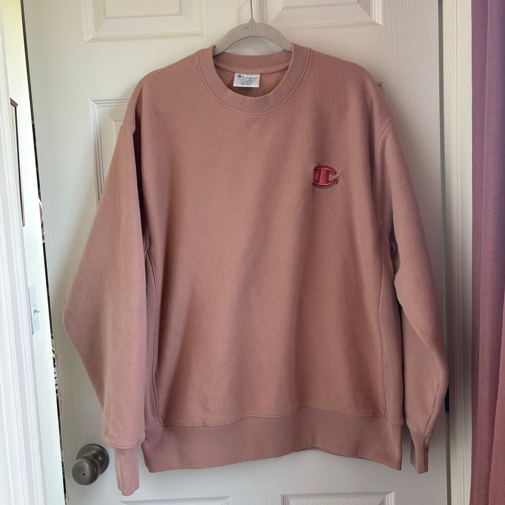 Champion XL Mauve be your own champion crewneck